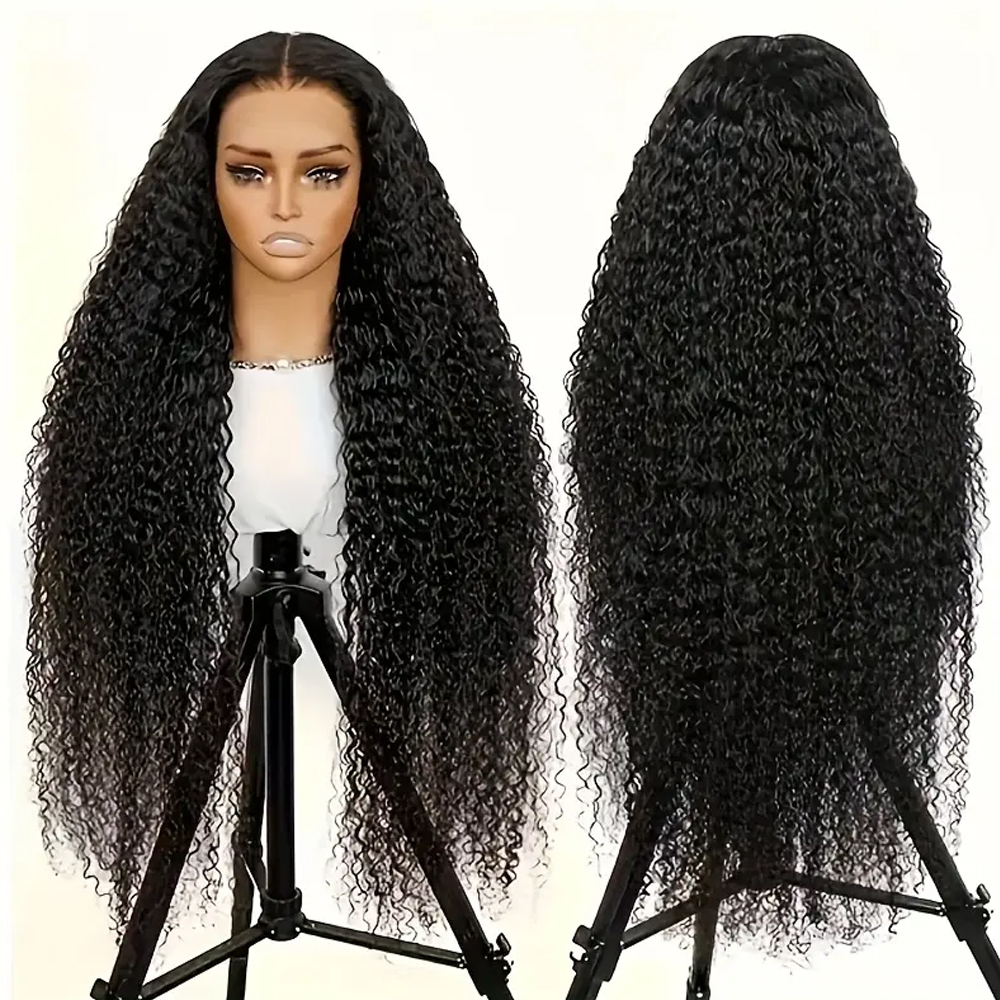 40 42 Inch HD 13x6 Jerry Curly - Lace Front Wig ulasan dan harga