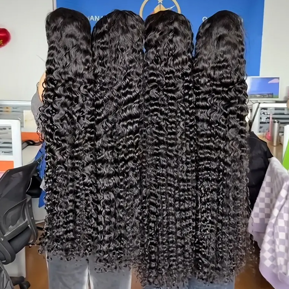 40 42 Inch HD 13x6 Jerry Curly - Lace Front Wig ulasan dan harga