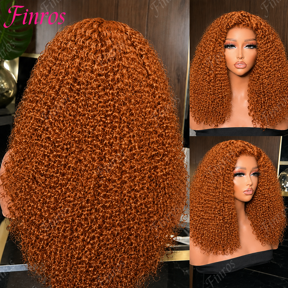 200% Density Ginger Orange Dee - Lace Front Wig ulasan dan harga