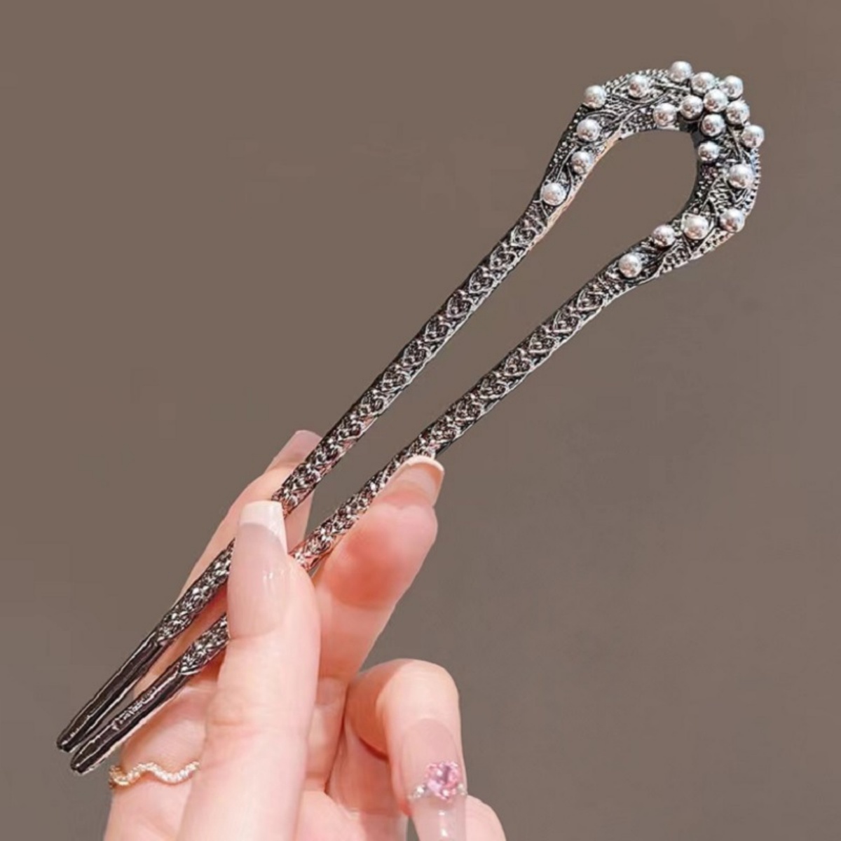 New Pearl U Shaped Hairpin For - Hair Care Ingredients ulasan dan harga