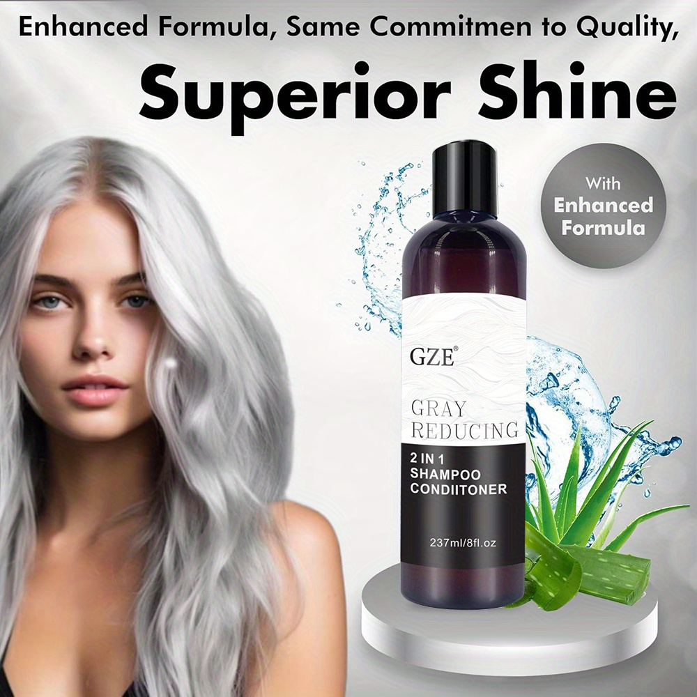 GZE Grey Reducing 2-In-1 Shamp - Hair Care Treatment ulasan dan harga