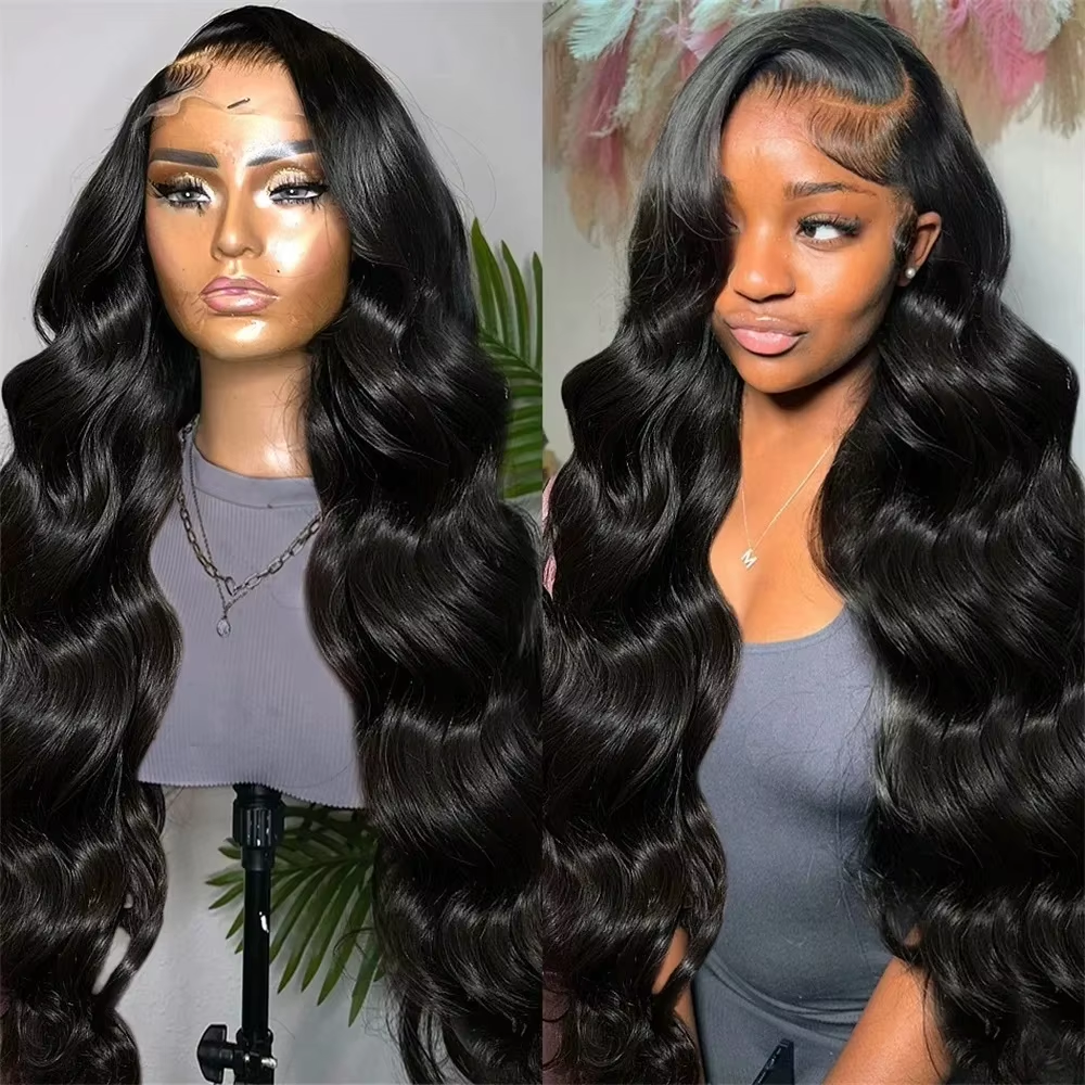 300%  Transparent 13x4 13x6 Bo - Lace Front Wig ulasan dan harga