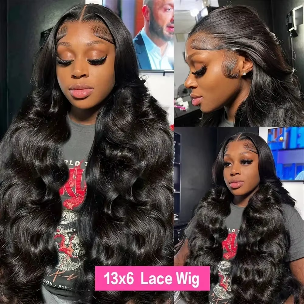 300%  Transparent 13x4 13x6 Bo - Lace Front Wig ulasan dan harga