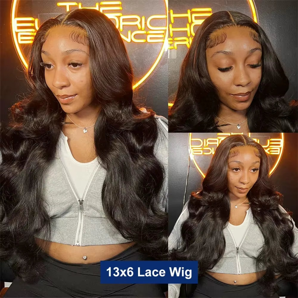 300%  Transparent 13x4 13x6 Bo - Lace Front Wig ulasan dan harga