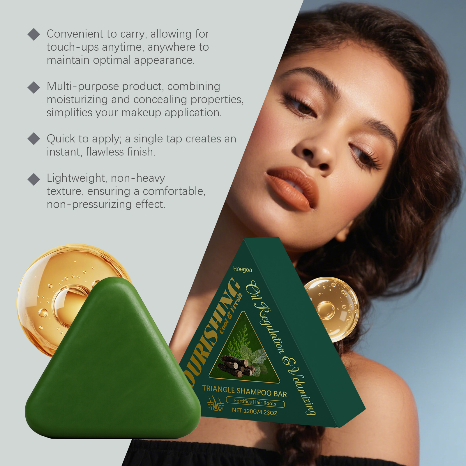 HOEGOA Triangle Herbal Nourish - Hair Care Herbal ulasan dan harga