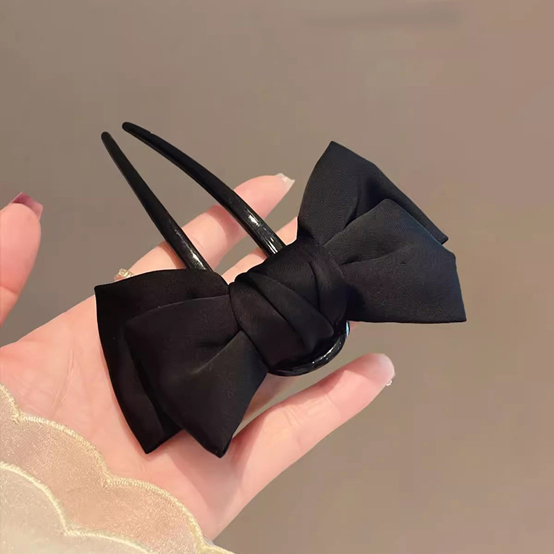Chic Korean-Style Bow U-Shaped - Hair Care Ingredients ulasan dan harga