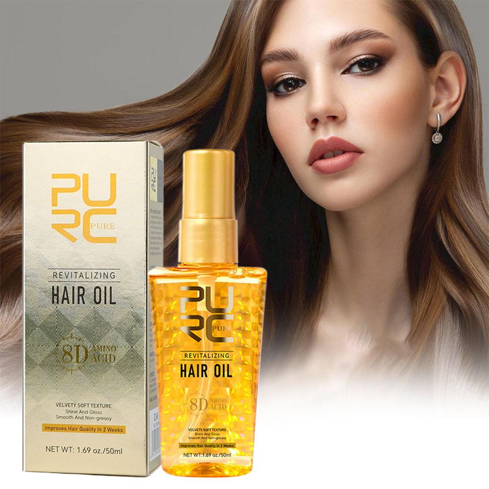 Natural Aminoacid hair oil Hai - Hair Care For Curly Dry Hair ulasan dan harga