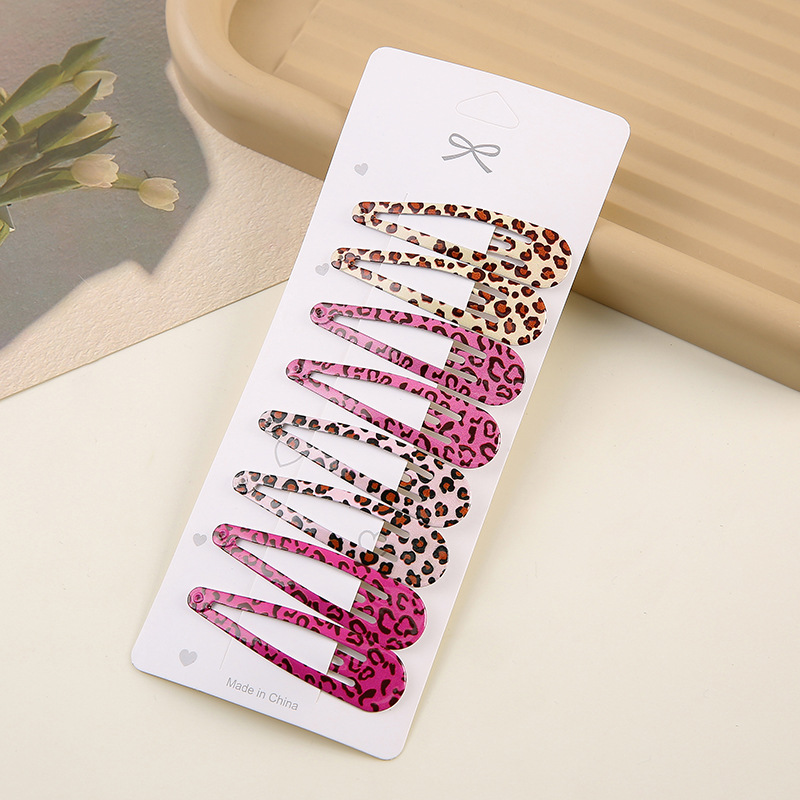 Simple Leopard Print Hairpins  - Bobby Pin Bulk ulasan dan harga