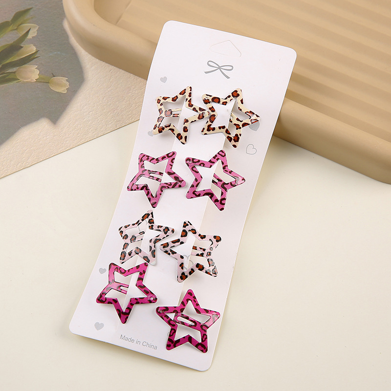 Simple Leopard Print Hairpins  - Bobby Pin Bulk ulasan dan harga