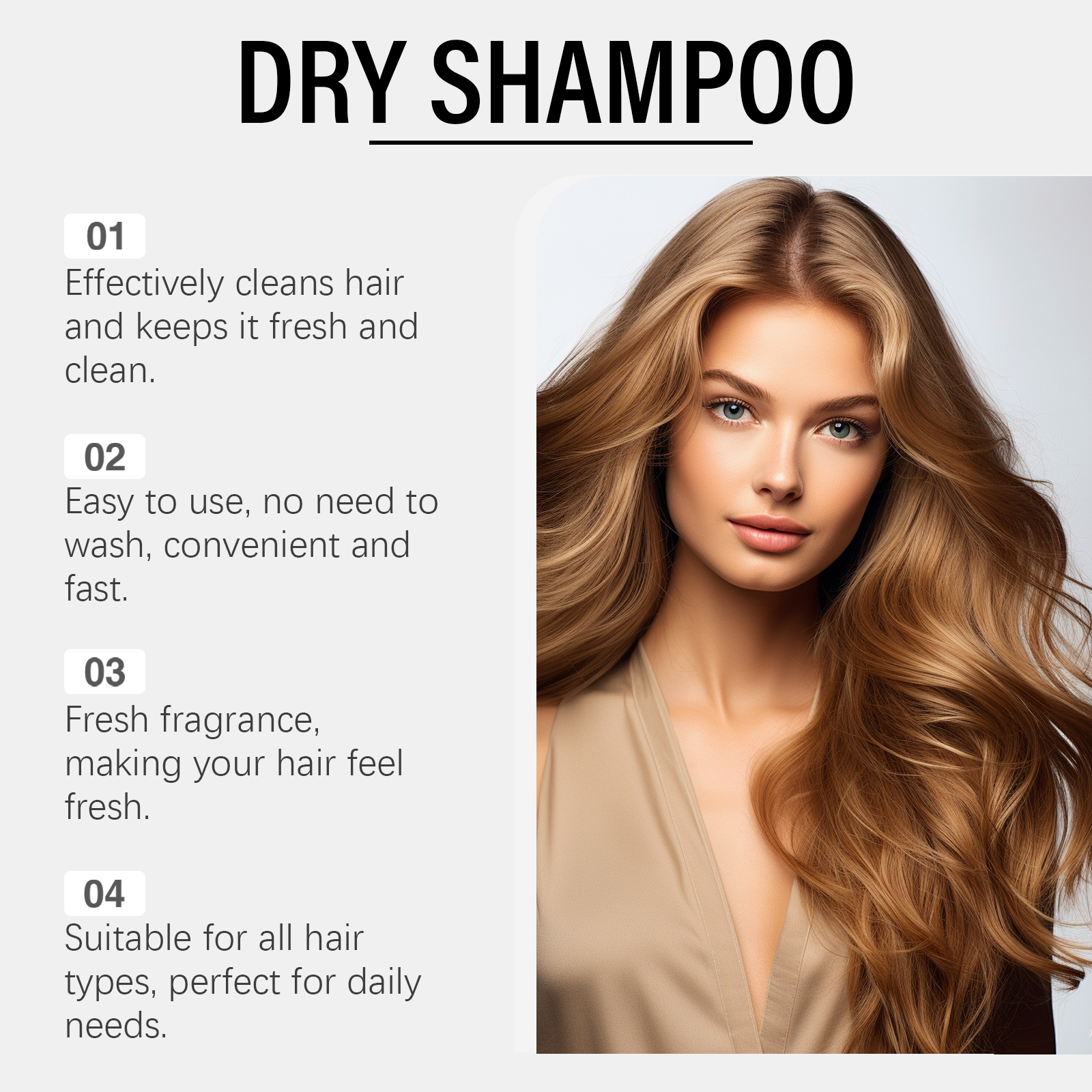 Vanilla Dry Hair Spray Oil-Con - Hair Care Natural ulasan dan harga