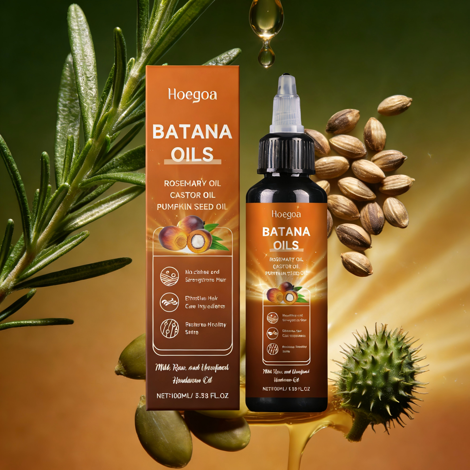​Hoegoa Batana Hair Growth Oil - Hair Care For Hair Loss ulasan dan harga
